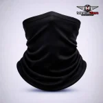 MotoZen Multi-Functional Neck Gaiter – Full Black - Image 3